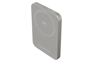 БЕСПРОВОДНОЙ ВНЕШНИЙ АККУМУЛЯТОР MAGSSORY PRIDE PRO 5K, С ПОДДЕРЖКОЙ Q12, Silver